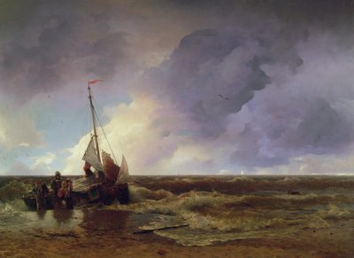 Débarquement - Andreas Achenbach